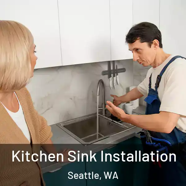  Kitchen Sink Installation Seattle, WA