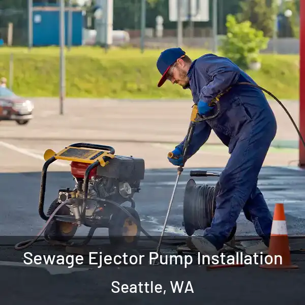  Sewage Ejector Pump Installation Seattle, WA